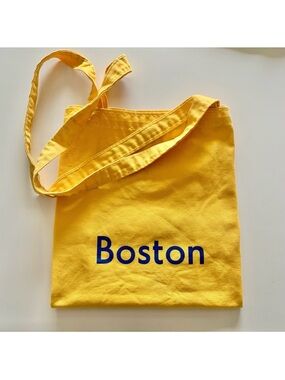 Outdoor Voices Boston Tote Yellow and Blue Boston Marathon